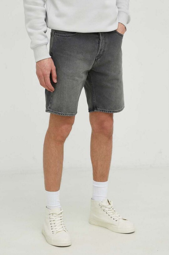 G-Star Raw szorty jeansowe jeans szary D20776.D291