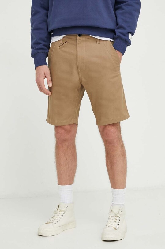 Kraťasy G-Star Raw látka béžová D21040.D305
