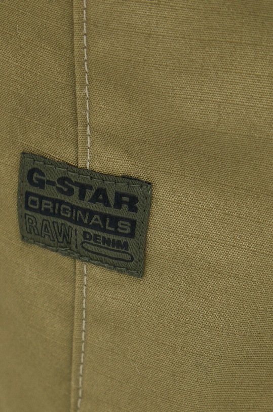 G-Star szorty bawełniane zielony D21039.D384