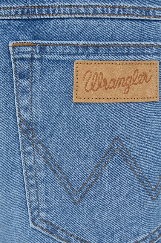 Wrangler pantaloncini di jeans blu W11C84Z94