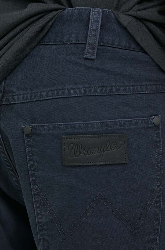 Bavlněné šortky Wrangler W16WDRXAE námořnická modř