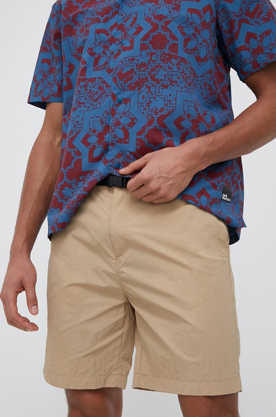 Jack Wolfskin szorty tkanina beżowy 1507192