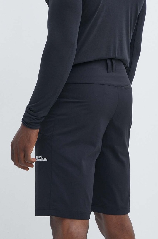 Oblečenie Športové krátke nohavice Jack Wolfskin GLASTAL 1508231 čierna