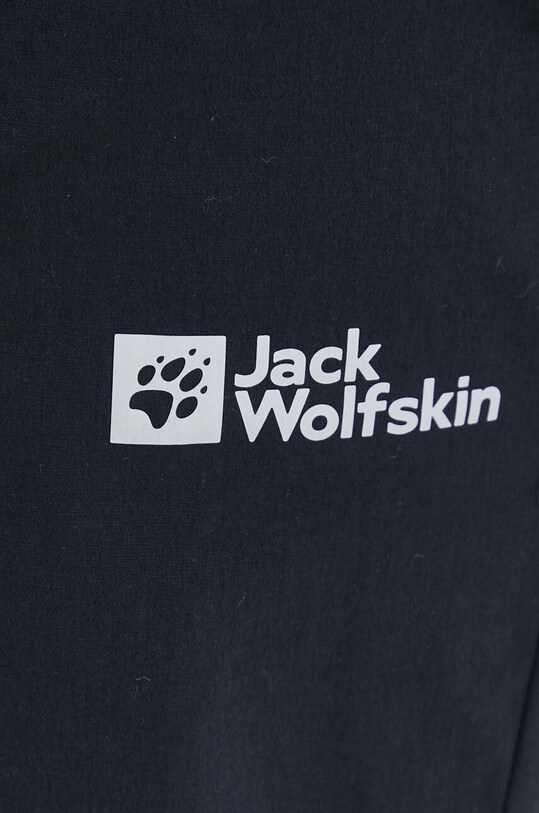 Jack Wolfskin pantaloni scurti sport Glastal negru 1508231