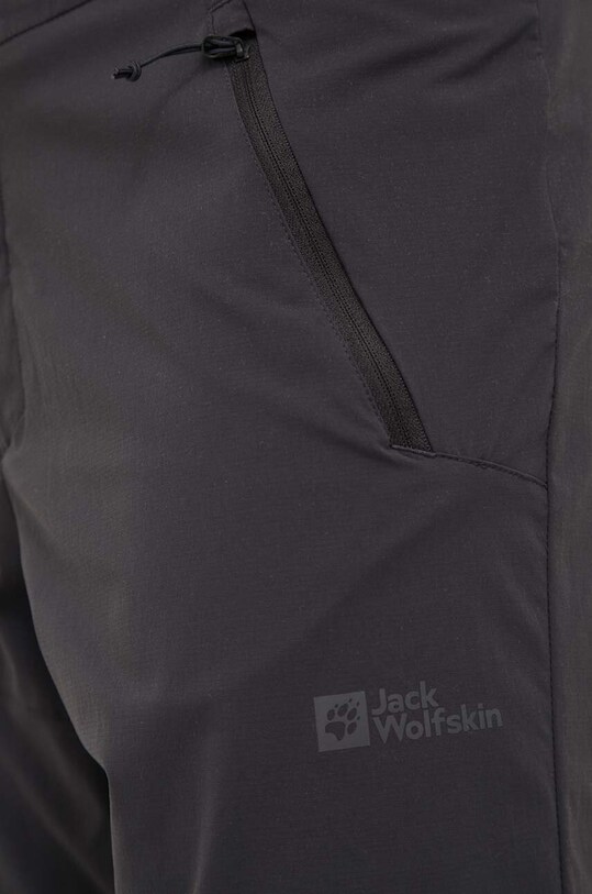 Jack Wolfskin szorty sportowe Glastal czarny 1508231