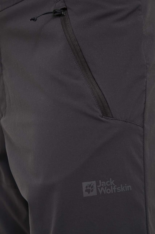 Športové krátke nohavice Jack Wolfskin Glastal čierna 1508231