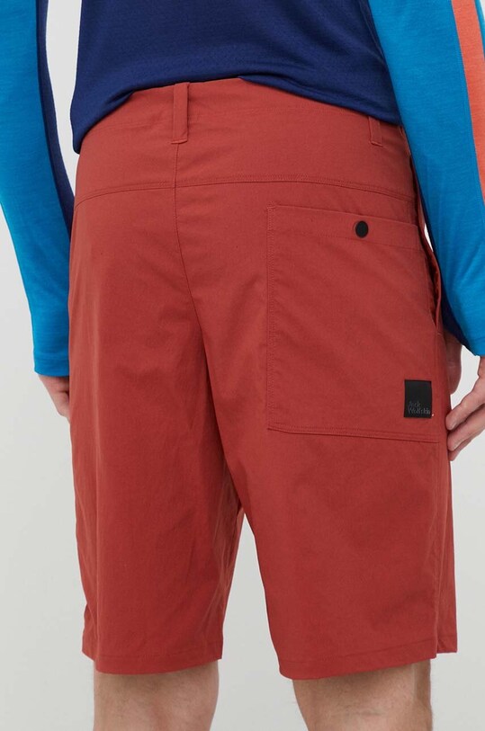 Îmbrăcăminte Jack Wolfskin pantaloni scurți outdoor Desert 1508341 rosu