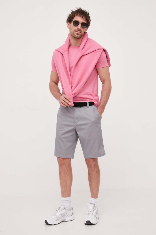 Къс панталон Armani Exchange 8NZS42.ZN1RZ сив SS25