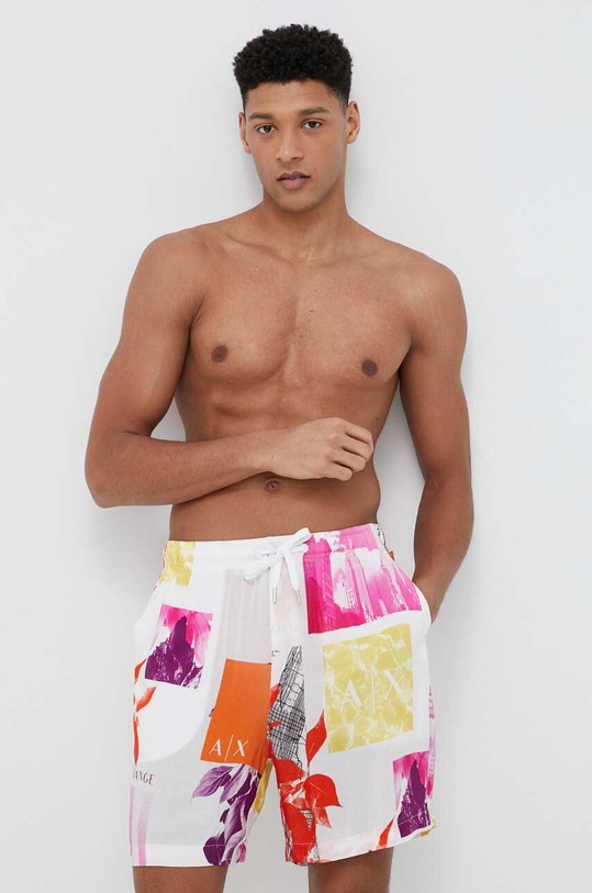 Armani Exchange pantaloncini tessuto multicolore 3RZS47.ZNRNZ