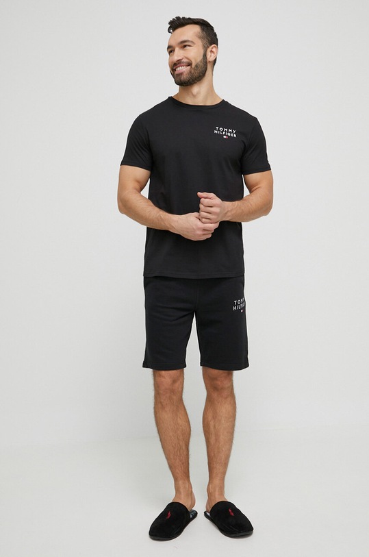 Σορτς lounge Tommy Hilfiger UM0UM02881.PPYX μαύρο SS23