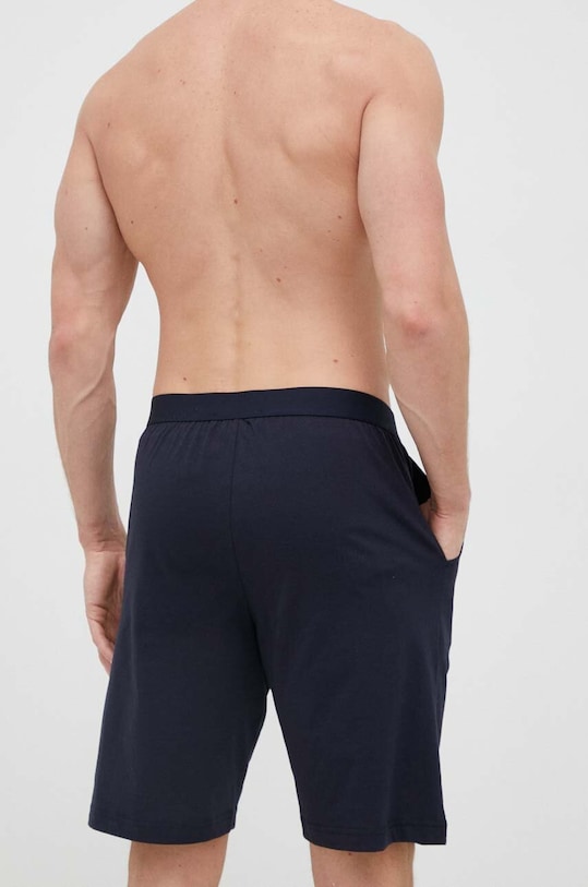 Îmbrăcăminte Tommy Hilfiger pantaloni scurți de pijama din bumbac UM0UM03080.PPYX bleumarin