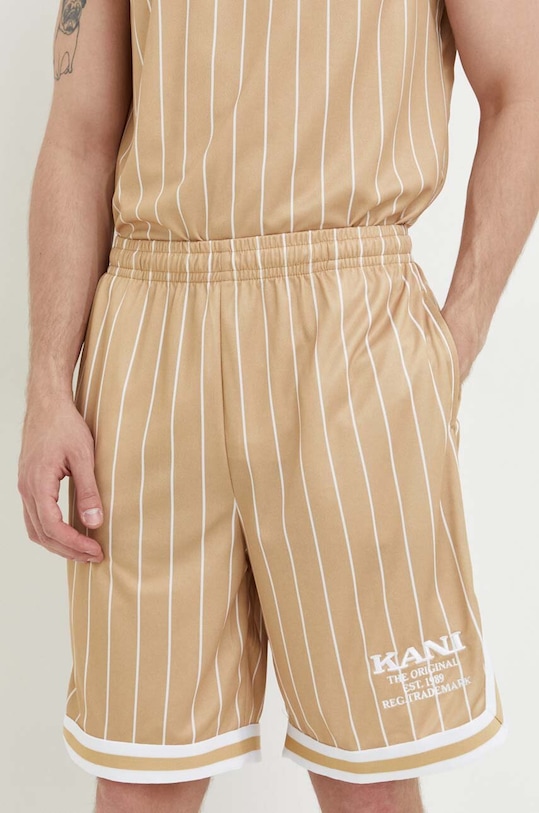 Шорты Karl Kani трикотаж бежевый 6013401