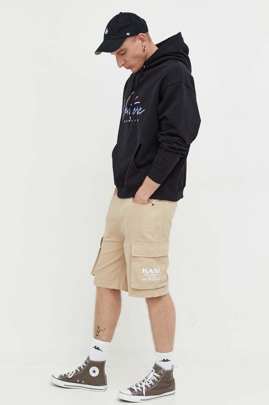 Karl Kani szorty bawełniane 6013496 beżowy SS23