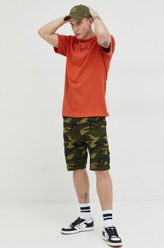 Pamučne kratke hlače Quiksilver EQYWS03848 zelena SS23