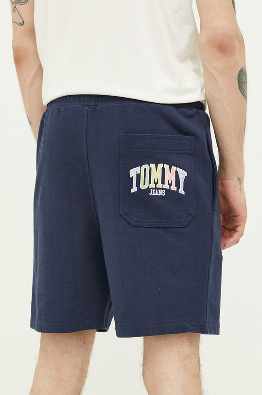 Ρούχα Βαμβακερό σορτσάκι Tommy Jeans DM0DM16331.PPYX σκούρο μπλε