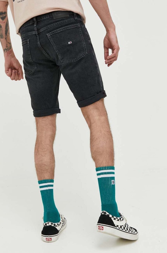 Odzież Tommy Jeans szorty jeansowe DM0DM16149.PPYX czarny