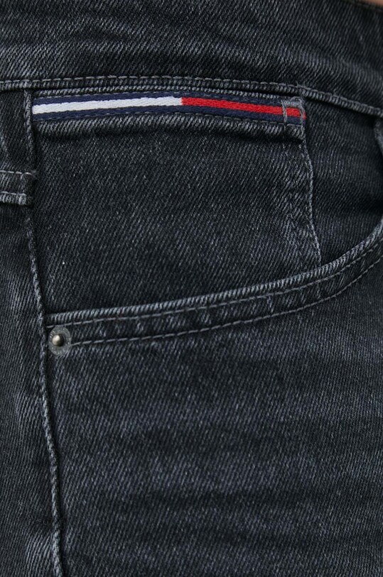 Τζιν σορτς Tommy Jeans μαύρο DM0DM16149.PPYX