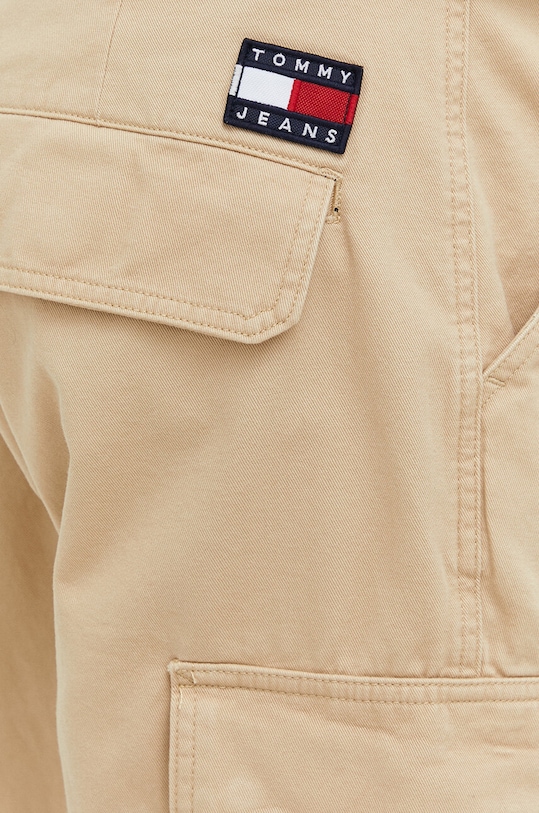 Tommy Jeans szorty bawełniane beżowy DM0DM15974.PPYX
