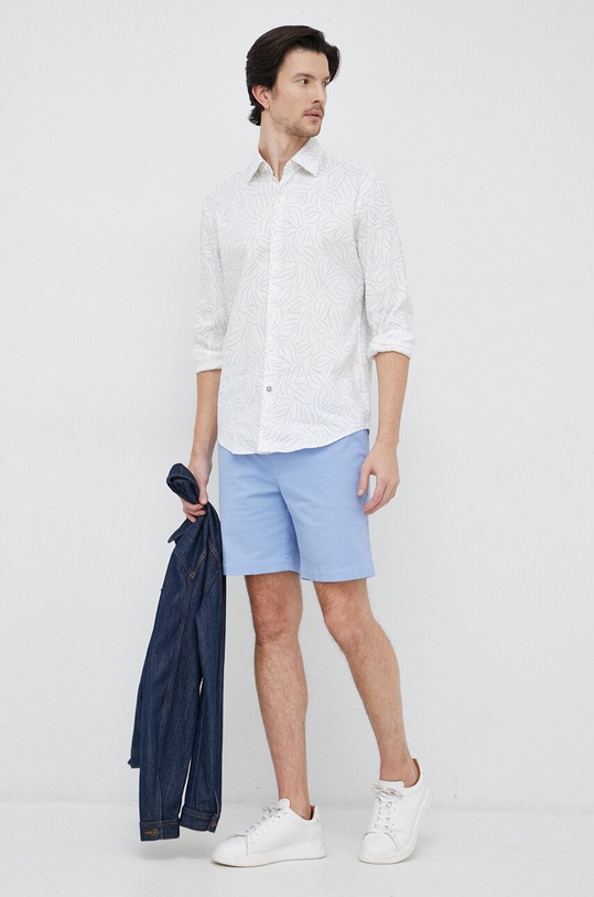 BOSS pantaloni scurti panza albastru 50487985
