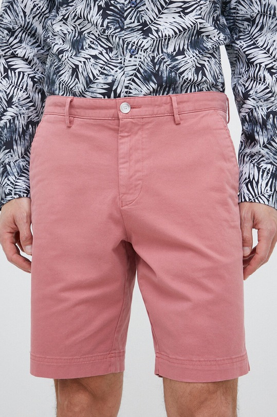 BOSS pantaloni scurți panza roz 50487993