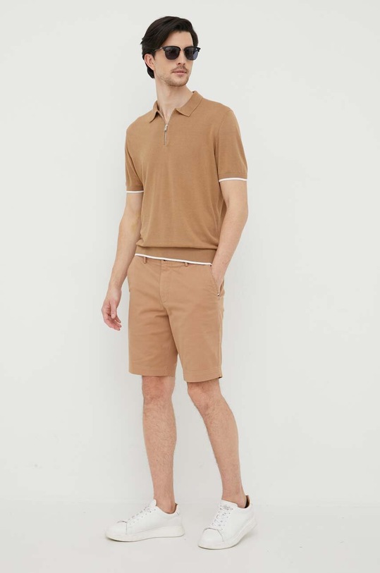 BOSS pantaloni scurți 50487993 bej AA00