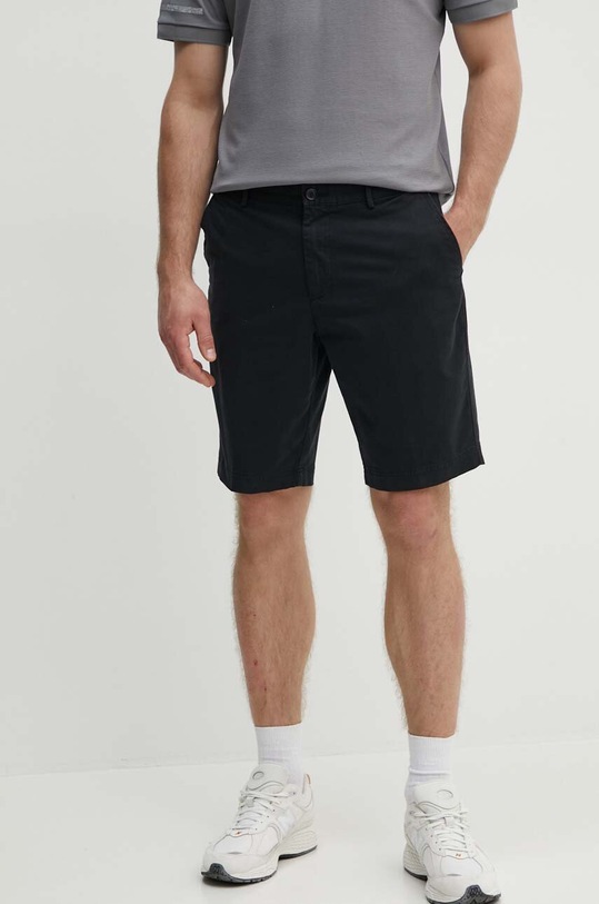 Шорти BOSS з еластаном чорний 50487993