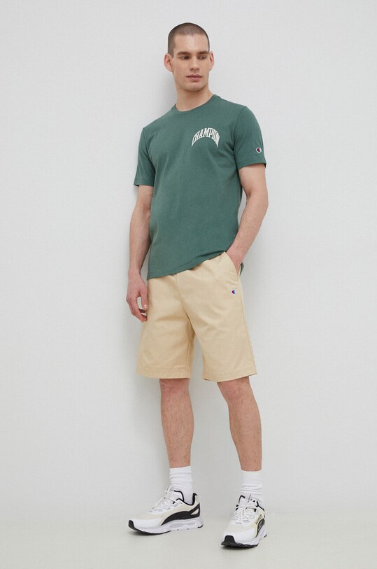 Champion shorts 217239 beige SS23