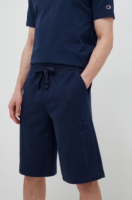 Champion szorty dzianina granatowy 218489
