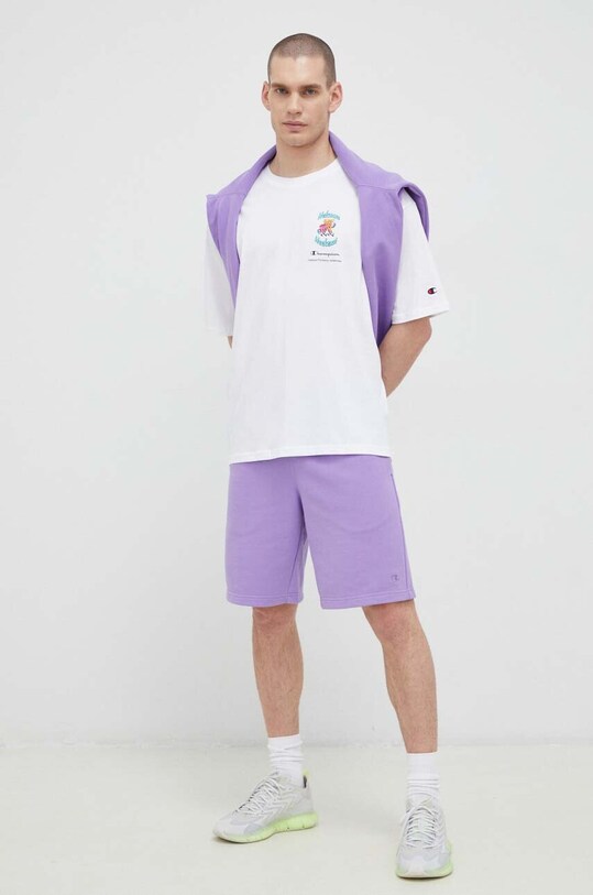Champion rövidnadrág 218495 lila SS23