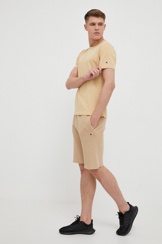 Champion pantaloni scurti 218646 bej SS23