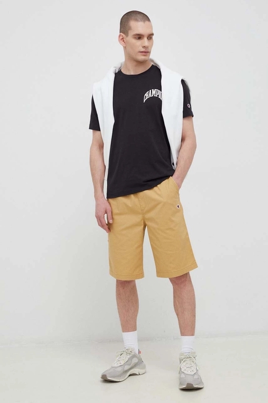 Champion pantaloni scurti 218741 bej SS23