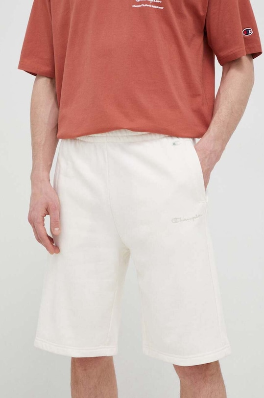 Champion pantaloncini maglia beige 218930