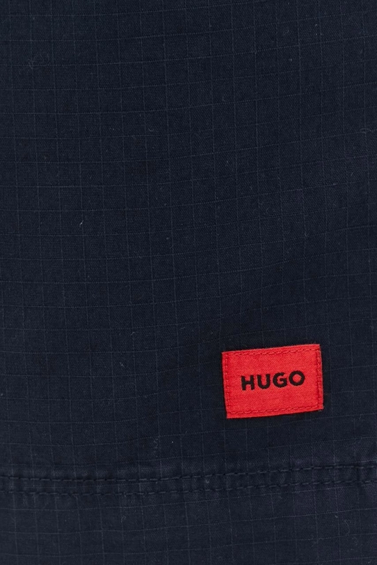 HUGO pantaloni scurti din bumbac bleumarin 50487826