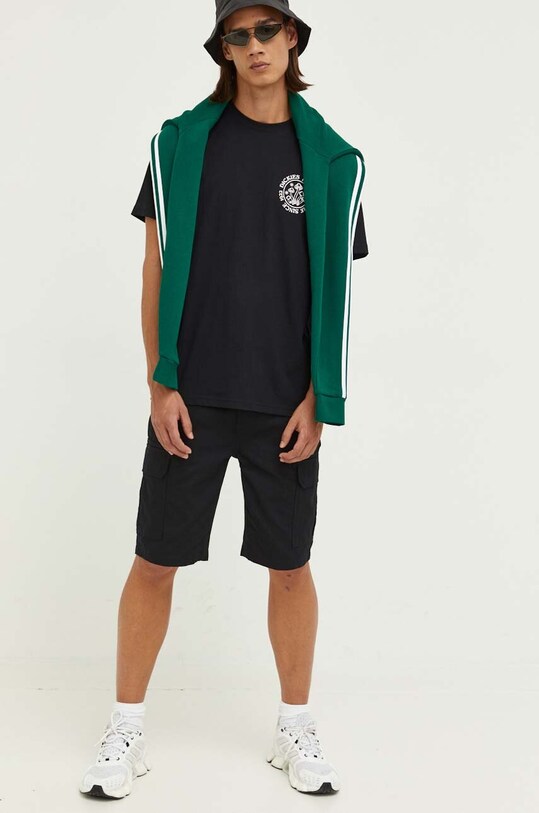 Dickies szorty bawełniane Millerville DK0A4XEDBLK1 czarny SS24