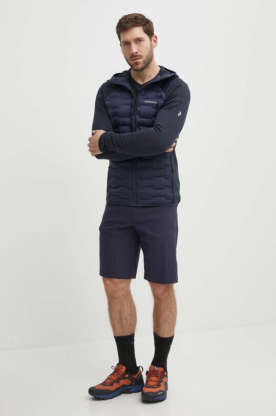 Kratke outdoor hlače Peak Performance Iconiq G79122 mornarsko plava SS24