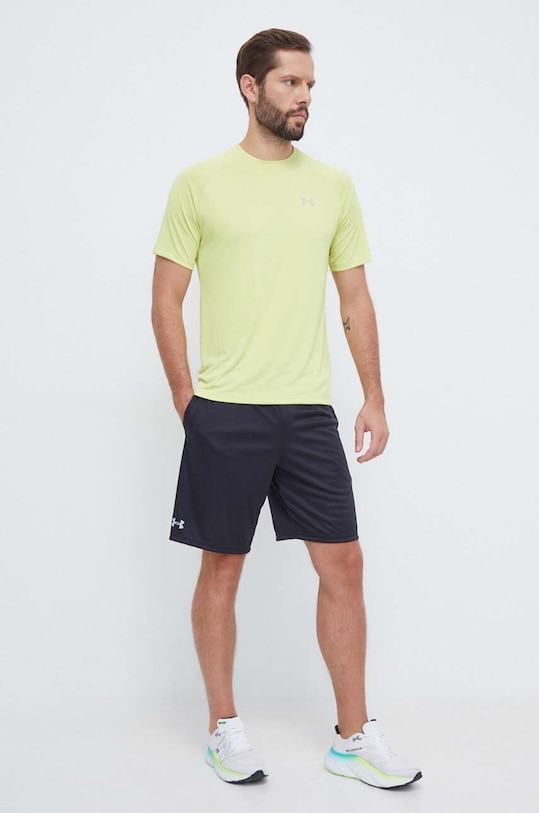 Under Armour szorty treningowe Tech Wordmark Graphic 1376943 czarny AW23