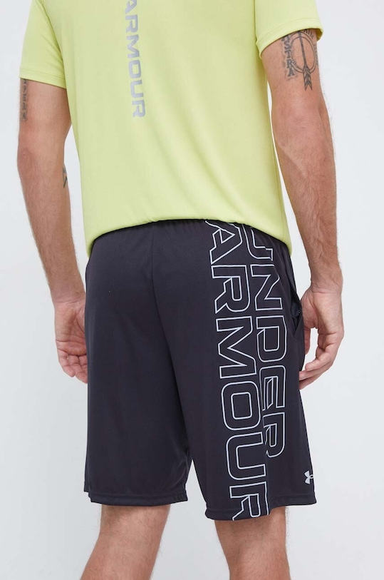 Odzież Under Armour szorty treningowe Tech Wordmark Graphic 1376943 czarny