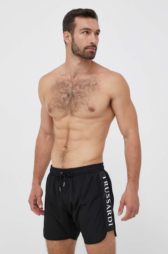 Trussardi pantaloni scurti de baie negru TRU1MBM02