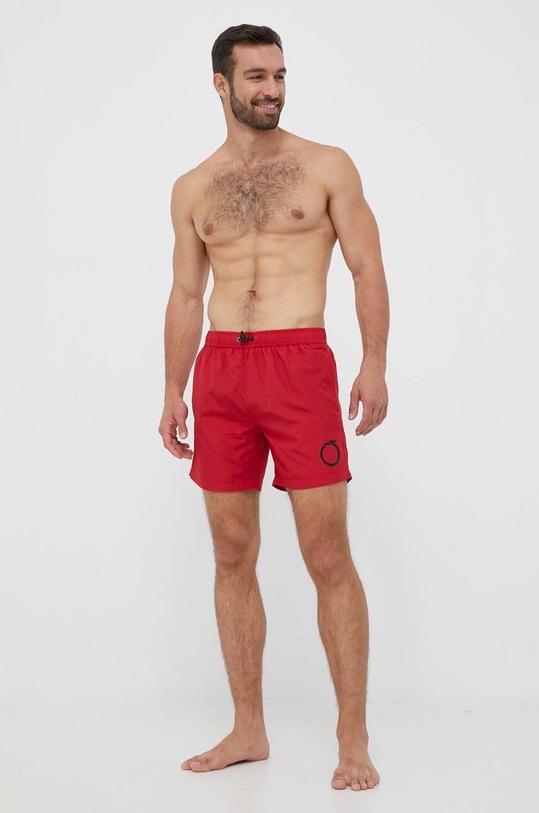 Trussardi szorty kąpielowe TRU1MBM03 bordowy SS23