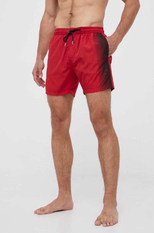 Trussardi szorty kąpielowe TRU1MBM06 bordowy SS23