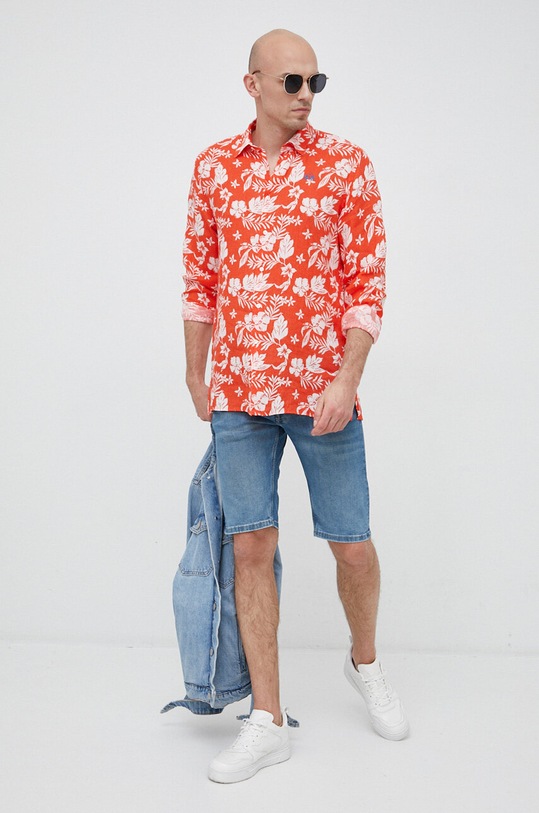 Pepe Jeans pantaloni scurti jeans Track PM800941HP8.000 bleumarin SS23