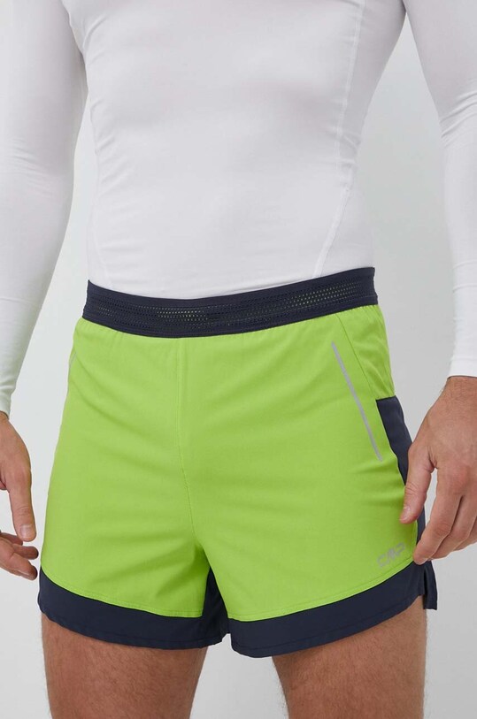 CMP szorty outdoorowe wzorzyste zielony 32C6727