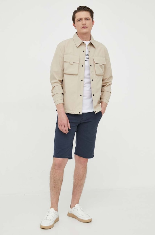 Lindbergh pantaloni scurti 30.54007A.NAVY bleumarin SS23