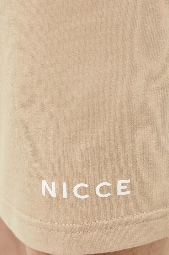 Бавовняні шорти Nicce бежевий 0258.K039
