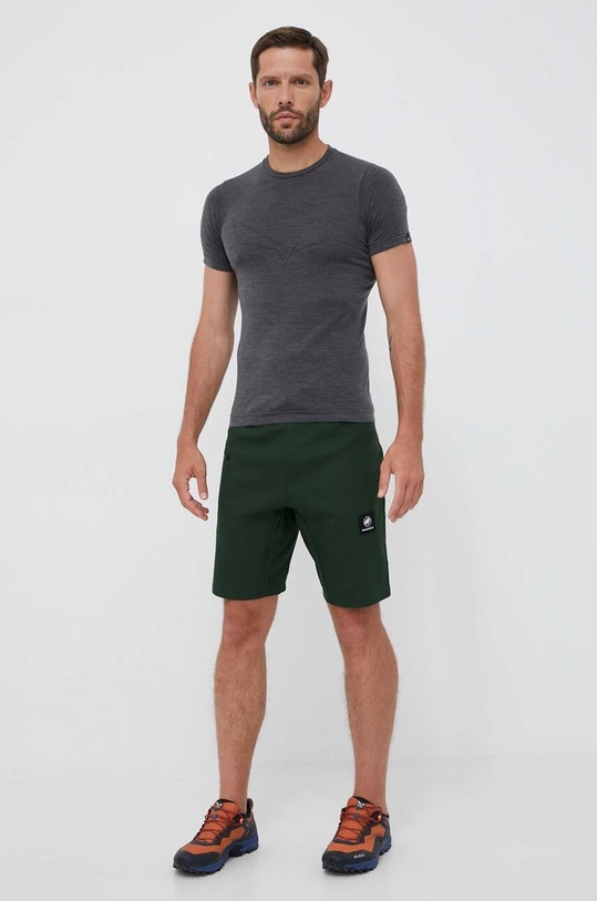 Mammut szorty outdoorowe Massone 1023.00940 zielony SS25