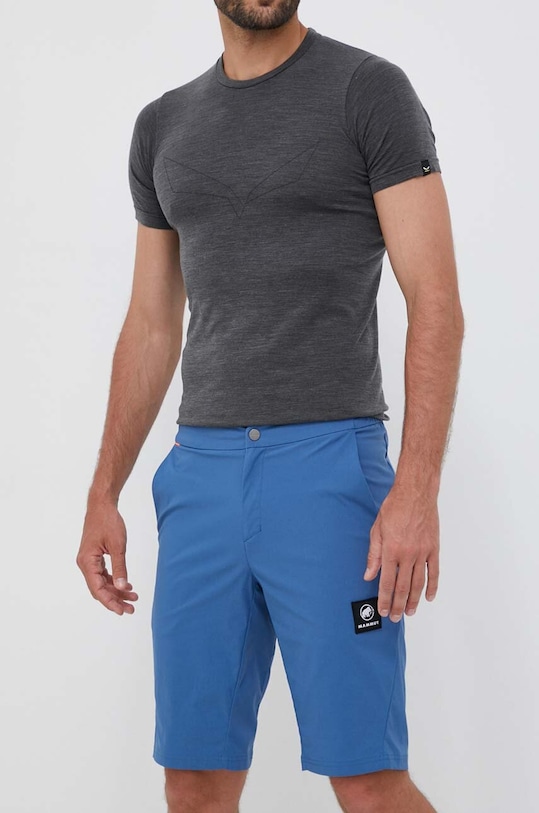 Mammut szorty outdoorowe Massone Light z elastanem niebieski 1023.00671