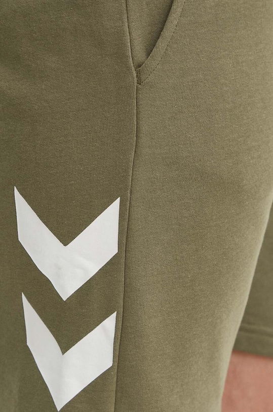 Bavlněné šortky Hummel hmlLEGACY SHORTS zelená 212568