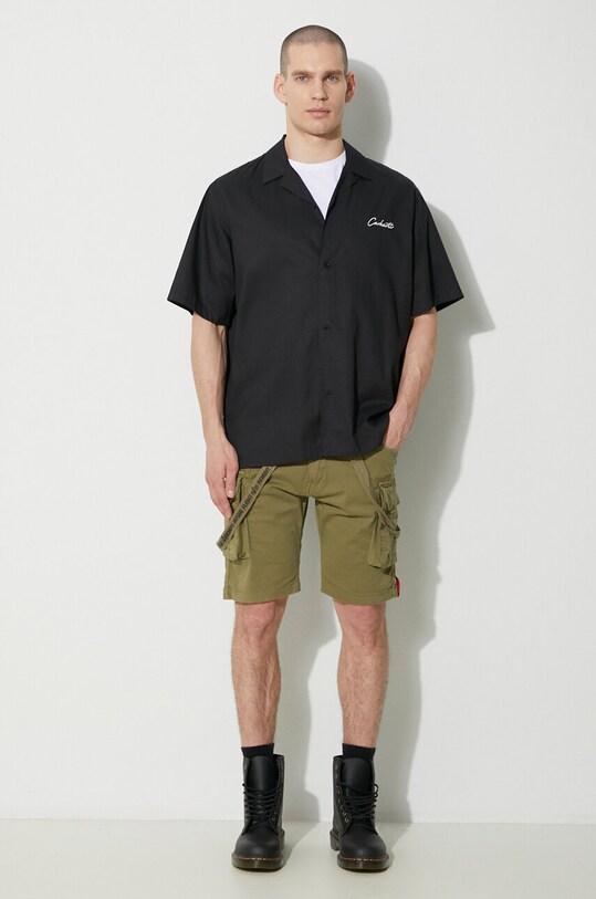Kraťasy Alpha Industries 116213.03 zelená SS25