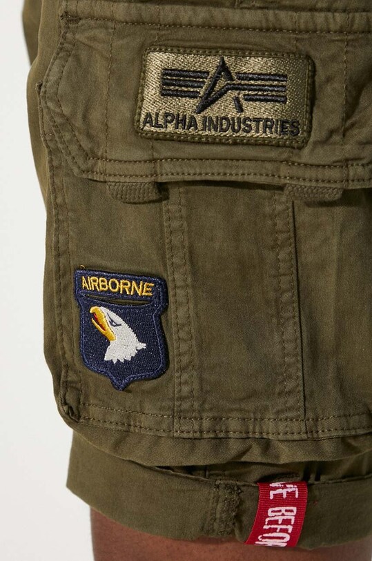 Σορτς Alpha Industries 186209.142 πράσινο