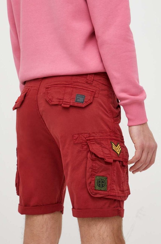Îmbrăcăminte Alpha Industries pantaloni scurti 186209.523 rosu